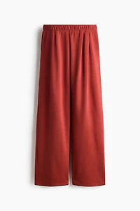 Wide-Leg Pull-On Pants