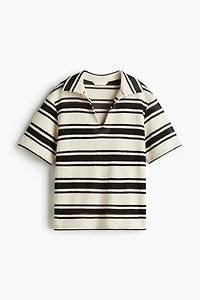 Knit Top with Collar