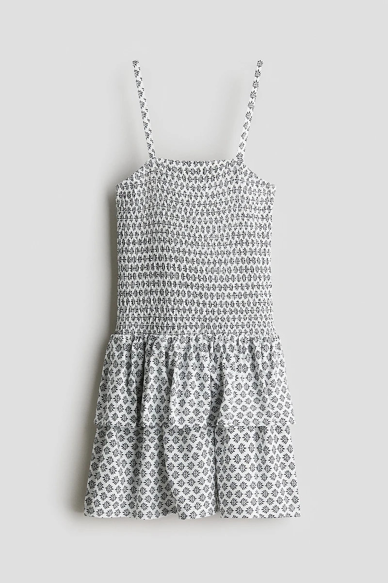 Smocked Strappy Dress
