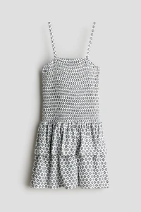 Smocked Strappy Dress
