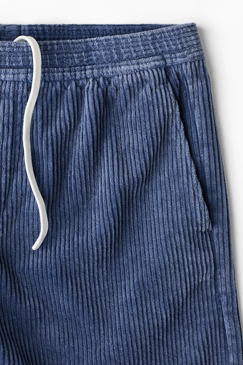 Loose-Fit Corduroy Shorts