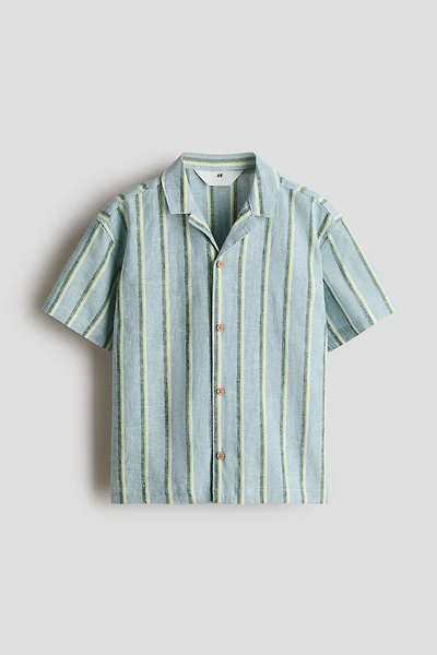 Linen-Blend Resort Shirt