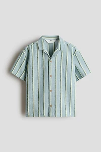 Linen-Blend Resort Shirt