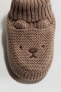 Pantoufles en maille de coton