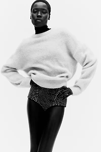 Oversized Alpaca-Blend Sweater