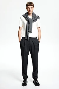 Viscose-Blend Dress Pants