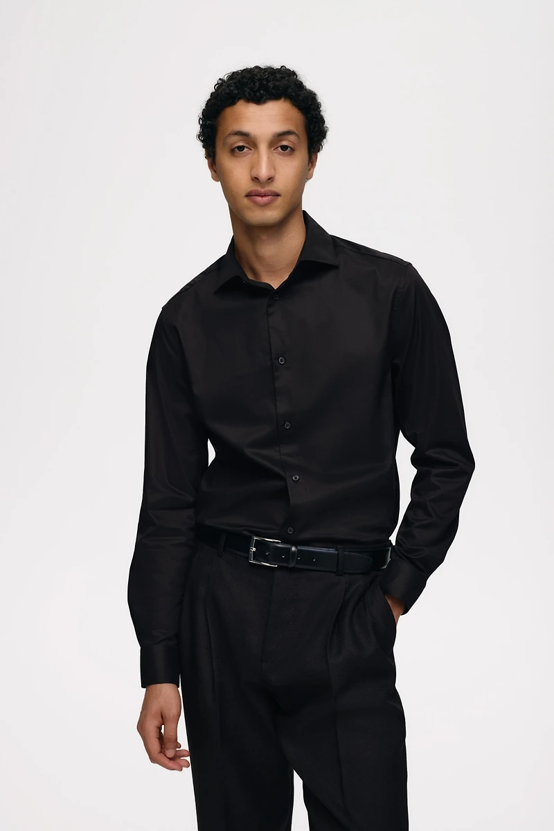 Slim-Fit Cotton Shirt