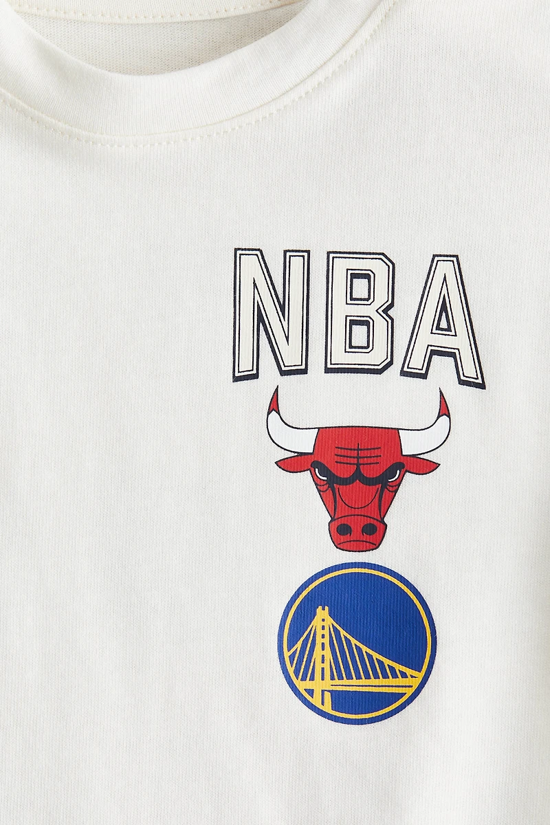 T-shirt en coton imprimé