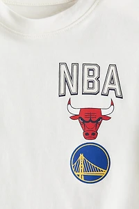 T-shirt en coton imprimé