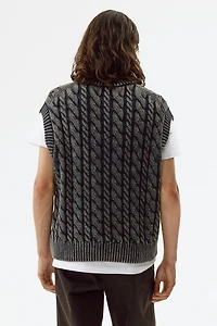 Relaxed-Fit Cotton Sweater Vest