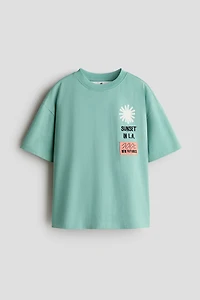 Printed Cotton T-Shirt