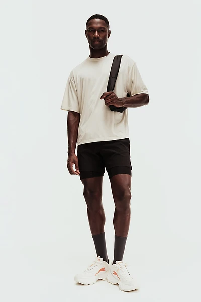 Loose-Fit Boxy Sports T-Shirt with DryMove™