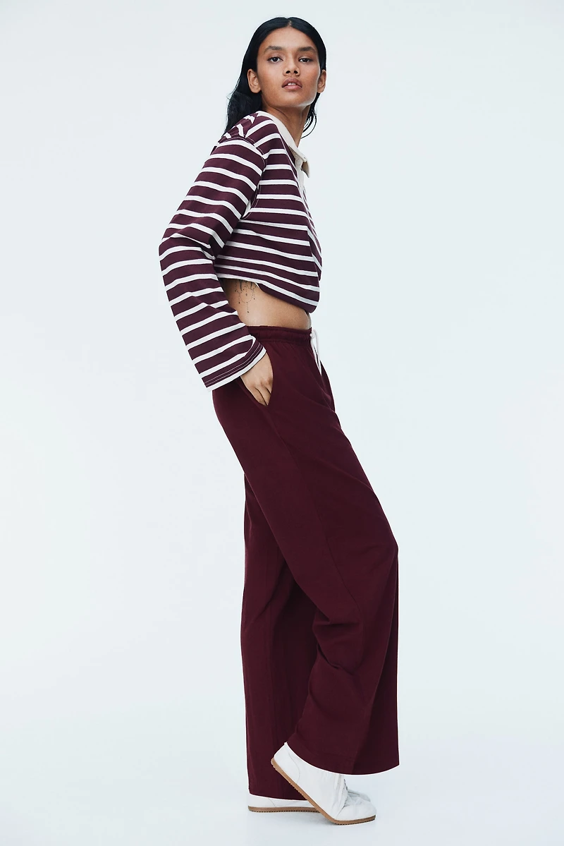 Wide-Leg Joggers