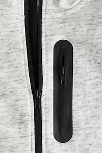 Veste à capuche et fermeture éclair