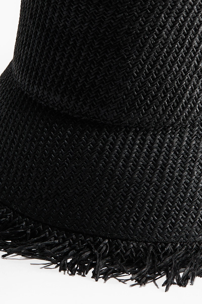 Straw Bucket Hat