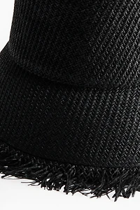 Straw Bucket Hat