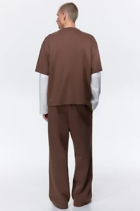 Pantalon en molleton ample