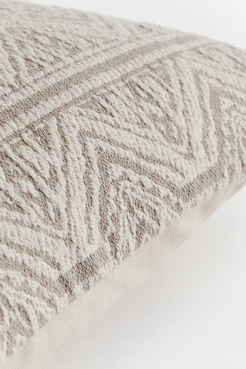 Textured-Pattern Cushion Cover