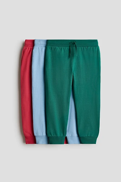 Lot de 3 pantalons jogging en coton