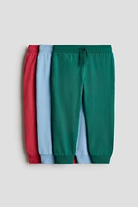 Lot de 3 pantalons jogging en coton