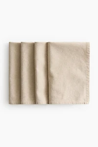 4-Pack Linen-Blend Napkins