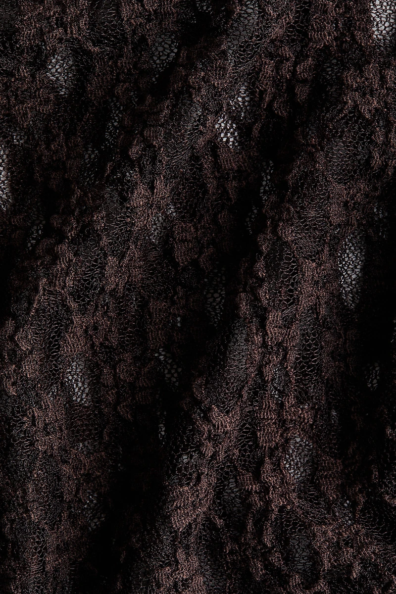 Lace-Look Thong Bodysuit