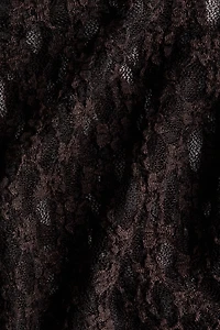 Lace-Look Thong Bodysuit