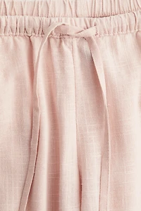 Straight-Leg Drawstring Pants
