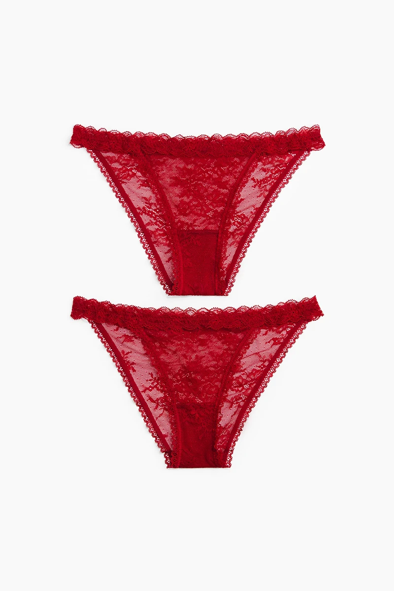 2-pack Lace Briefs