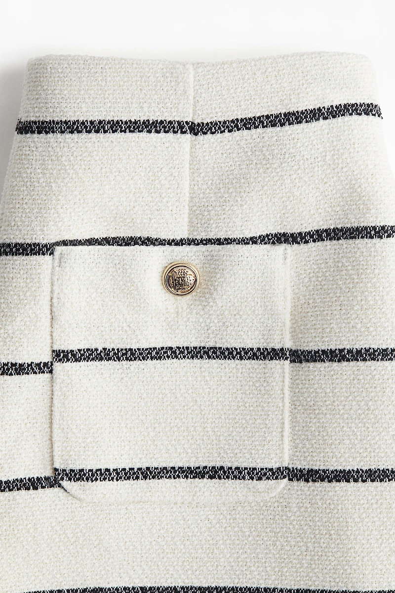Short en tissu bouclé