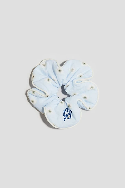 Patterned Cotton Scrunchie