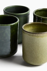 4-Pack Stoneware Mugs