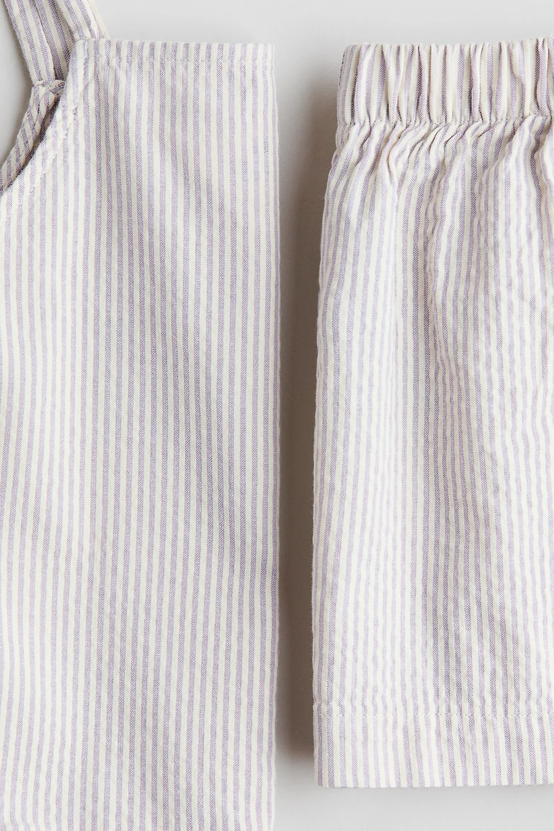 2-Piece Cotton Seersucker Set