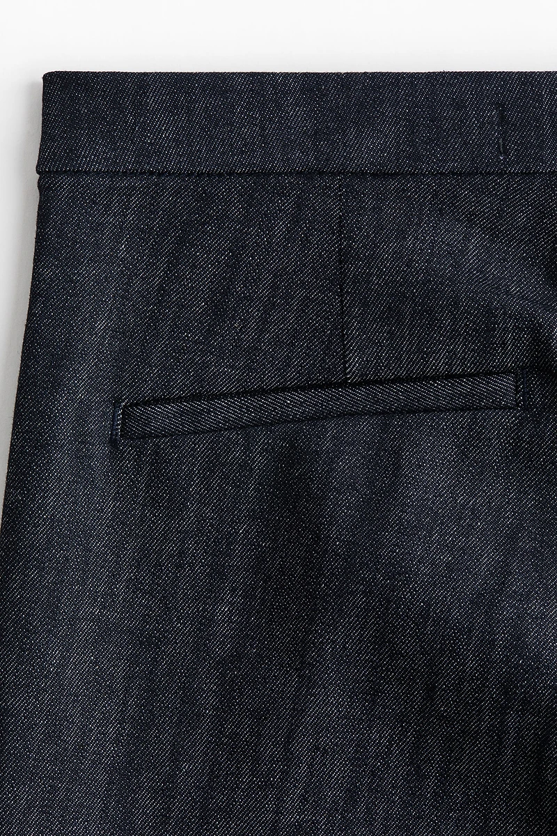 Jean évasé taille haute