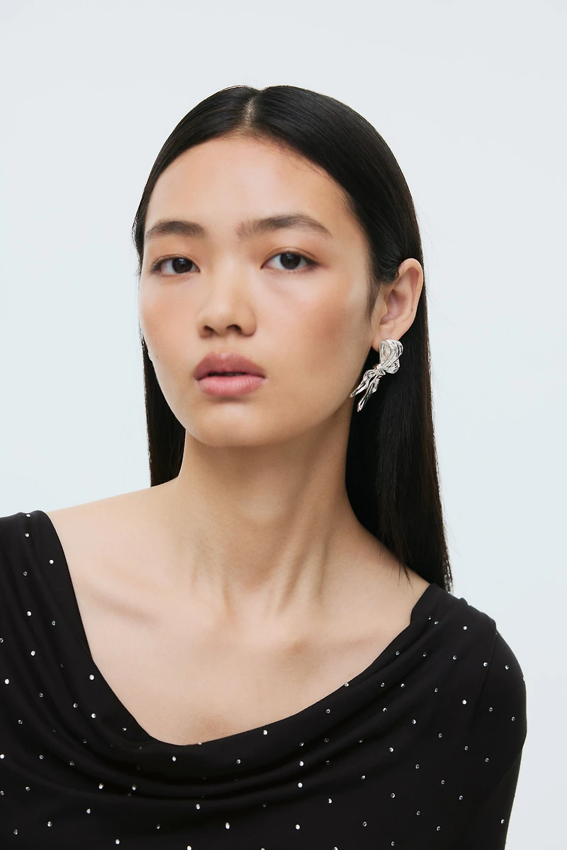 Embellished Mini Dress