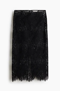 Jupe crayon en dentelle