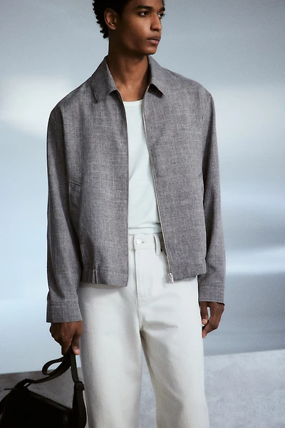 Regular Fit Twill Jacket