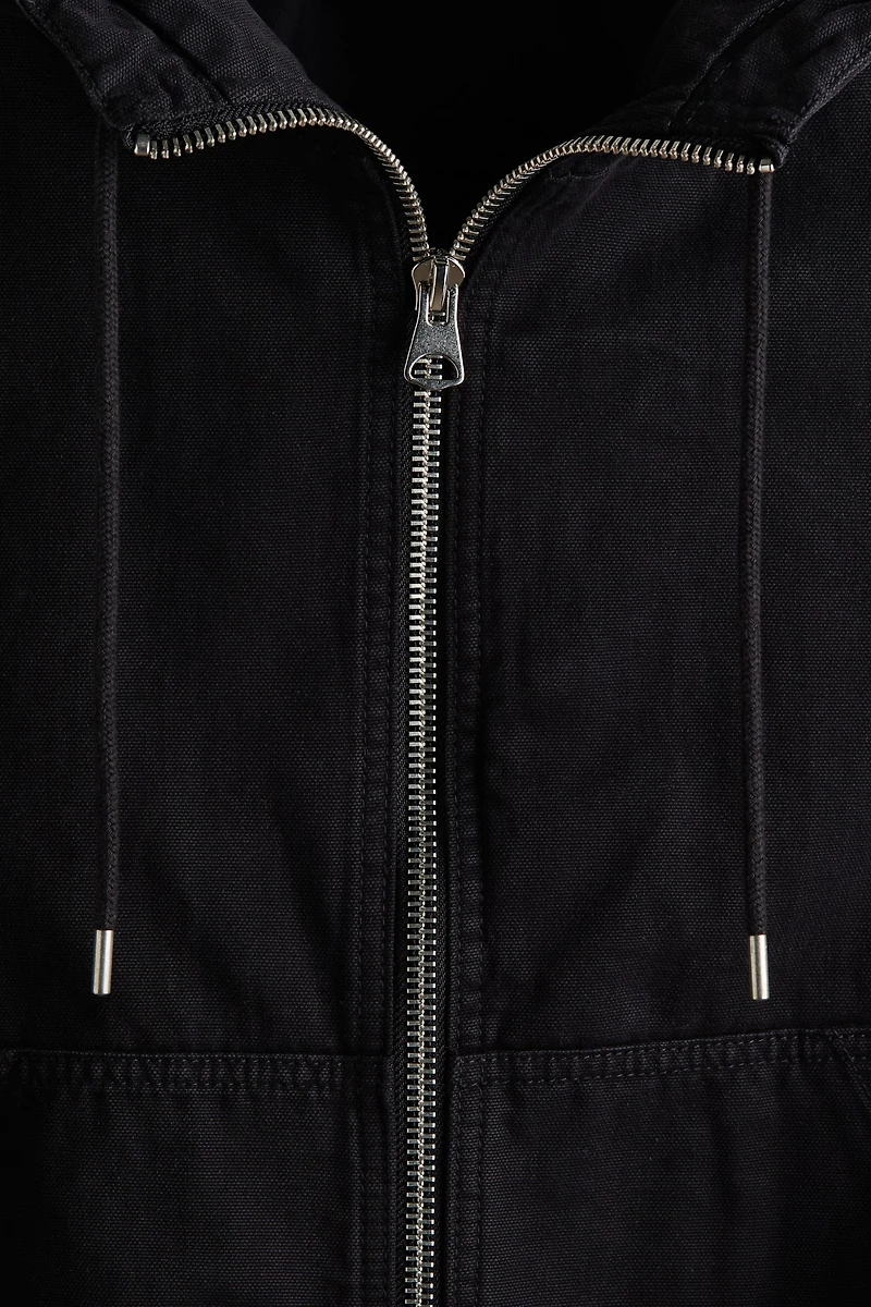 Hooded Cotton Workwear Jacket
