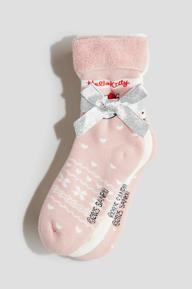 Lot de 3 paires chaussettes en bouclé