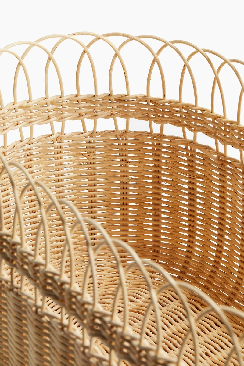 Panier de rangement en rotin