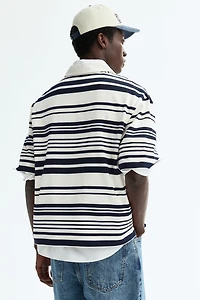 Loose-Fit Cotton Rugby Shirt