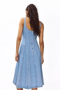 Denim Midi Dress