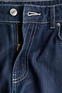 Wide-Leg Regular Waist Jeans