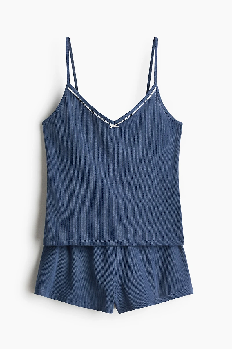 Pointelle Jersey Pajamas