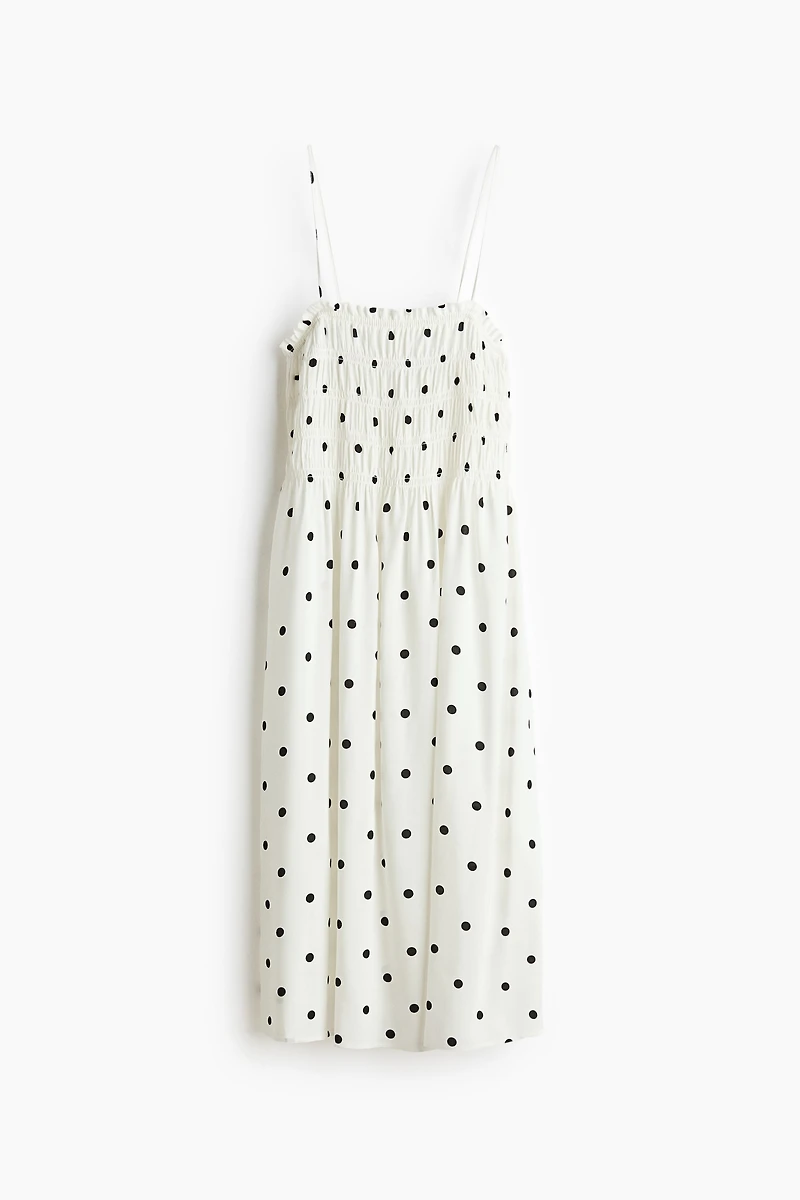 Smocked Strappy Dress