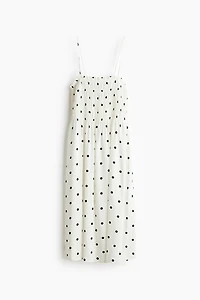 Smocked Strappy Dress