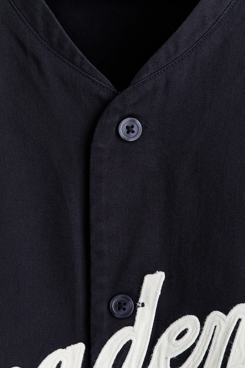Relaxed-Fit Cotton Baseball Shirt