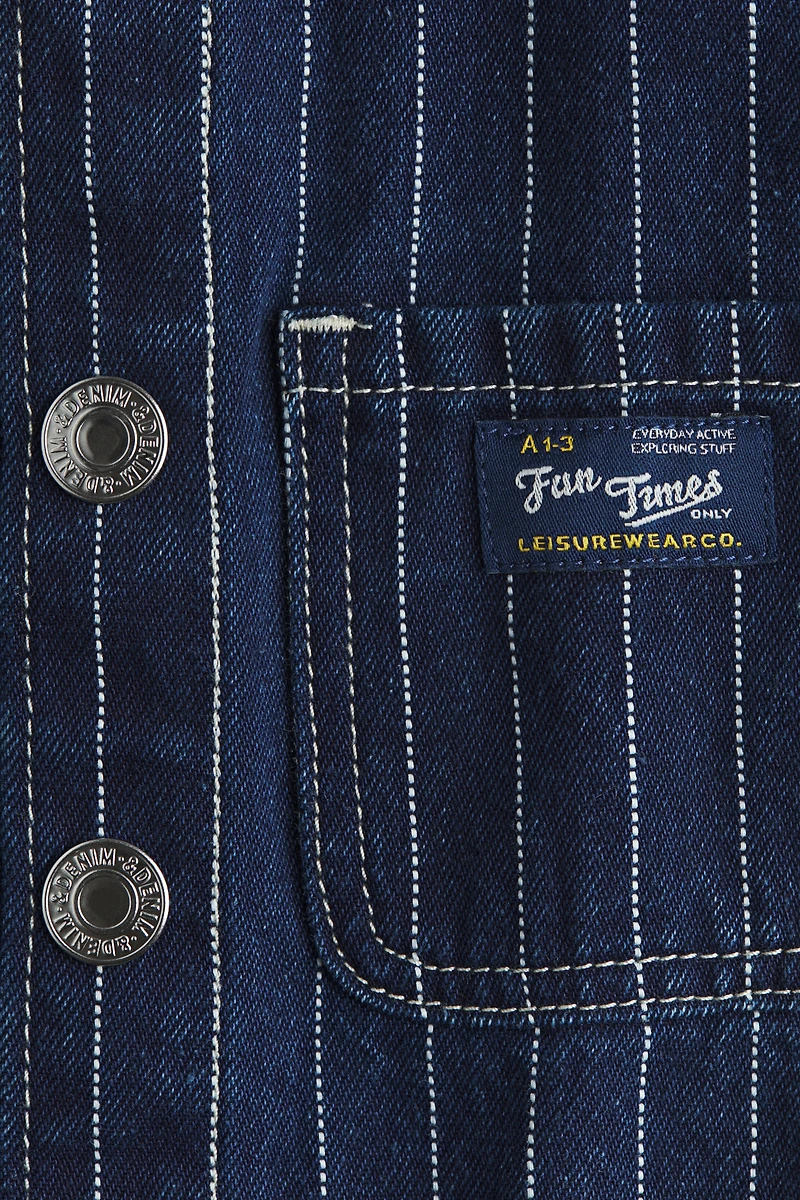 Striped Cotton Overshirt