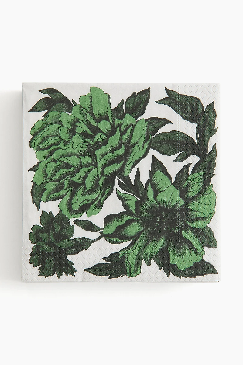 20-pack Patterned Paper Napkins