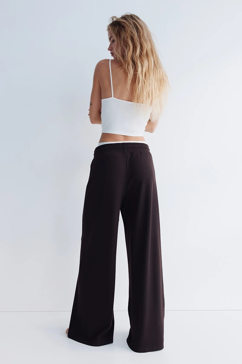 Waffled Drawstring Pants